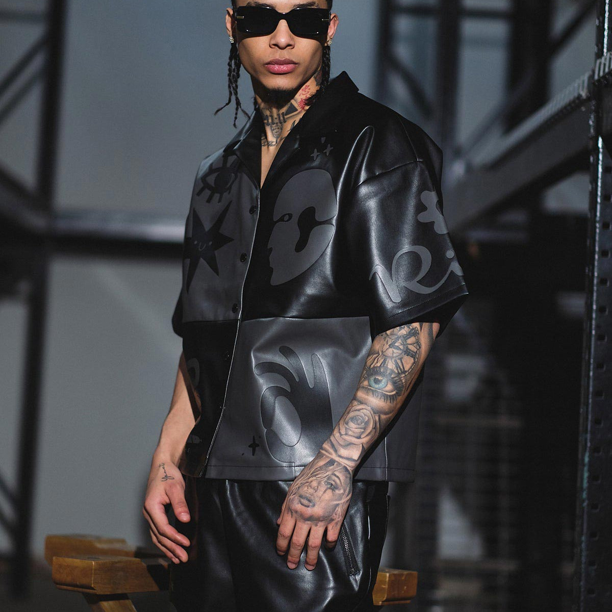 Tribal colorblock pant