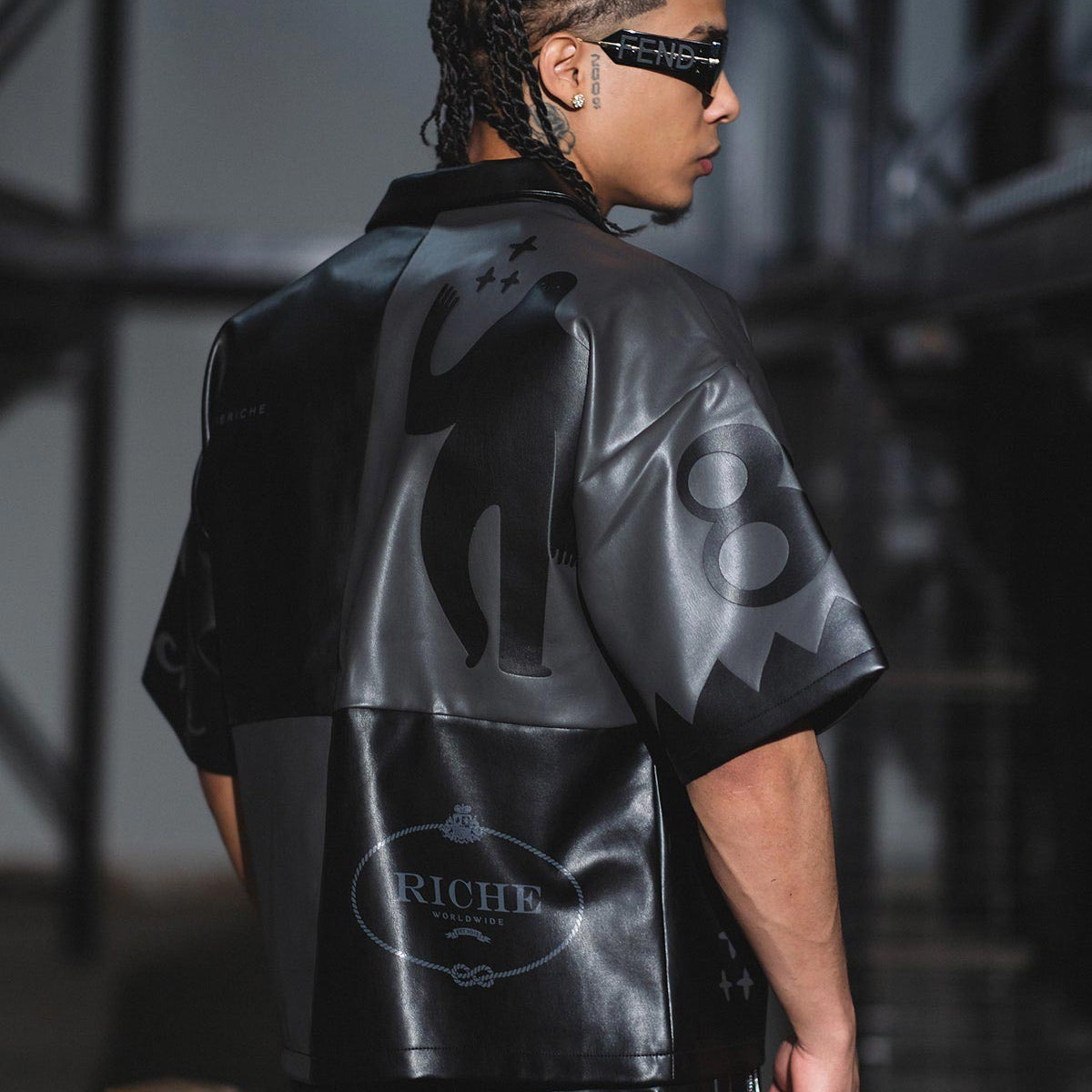 Tribal colorblock pant