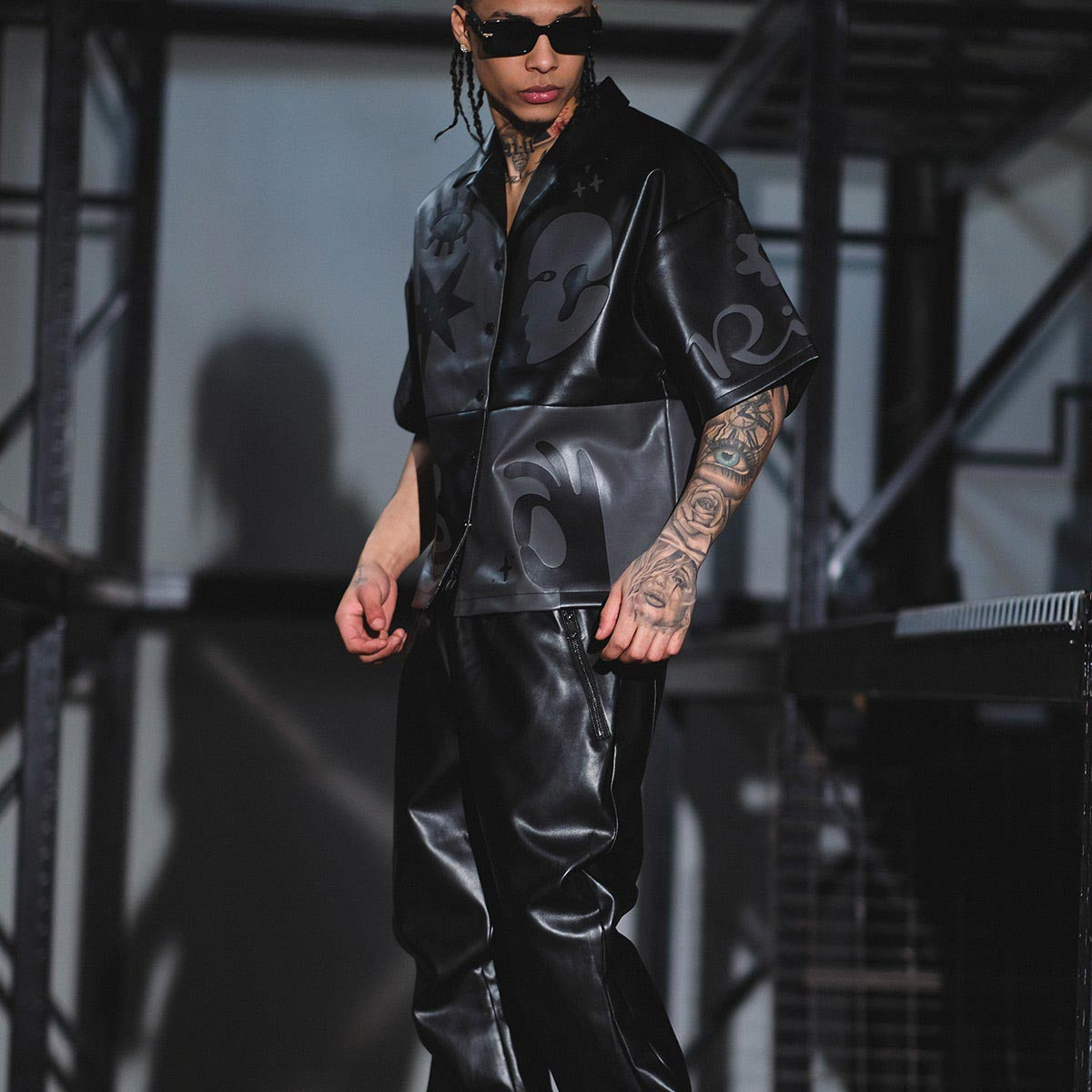 Tribal colorblock pant