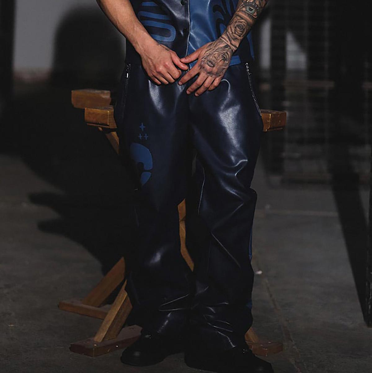 Tribal colorblock pant