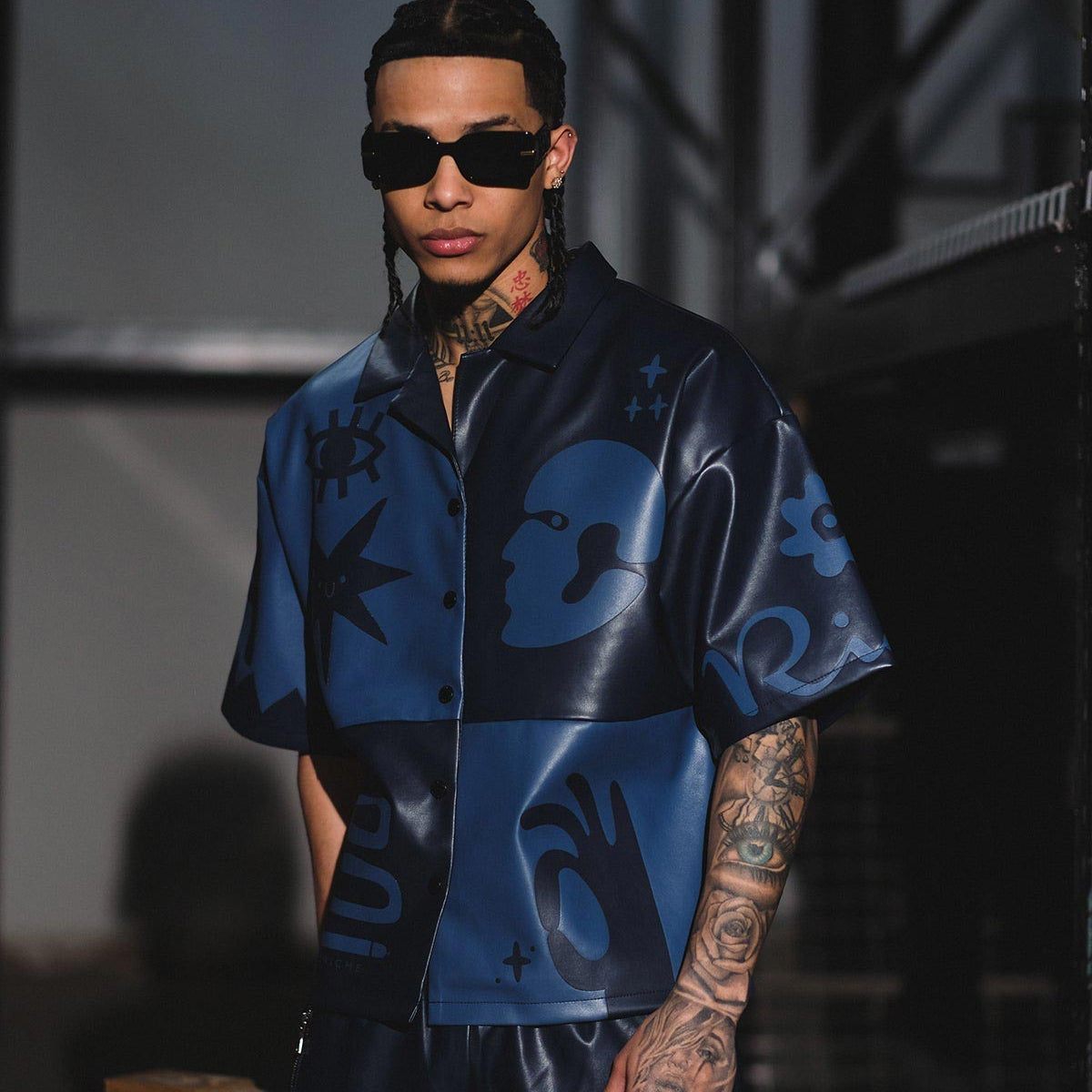 Tribal colorblock pant