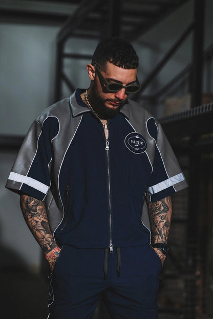 Racer crop jacket