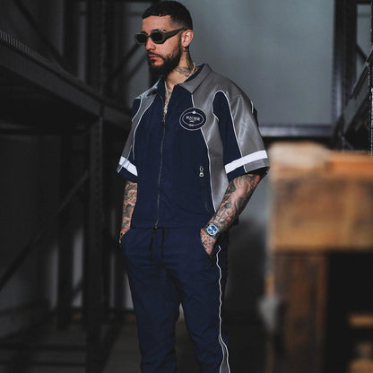 Racer crop jacket