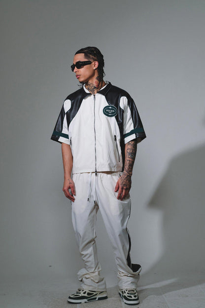 Racer crop jacket