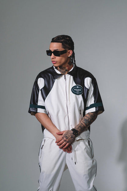 Racer crop jacket