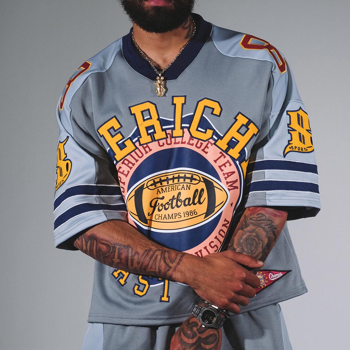 Patchwork jersey