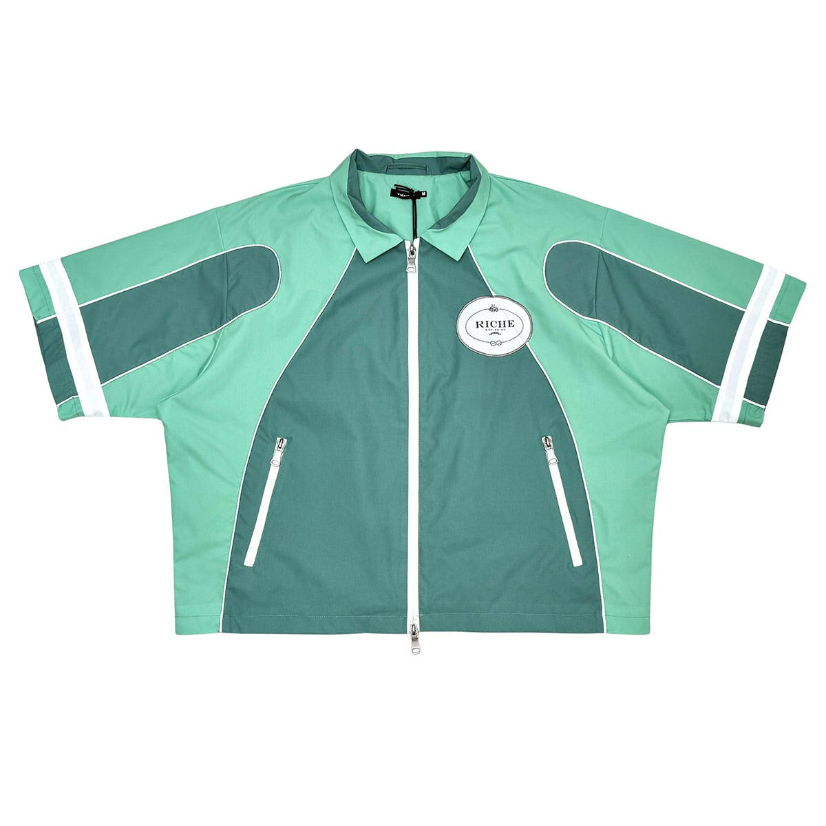 Nylon biker jacket set