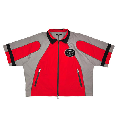Nylon biker jacket set