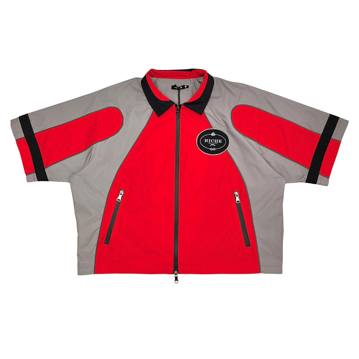 Nylon biker jacket set