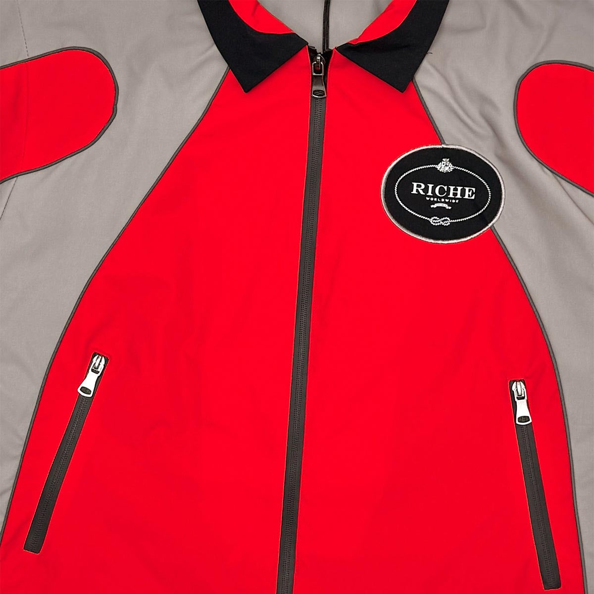 Nylon biker jacket set