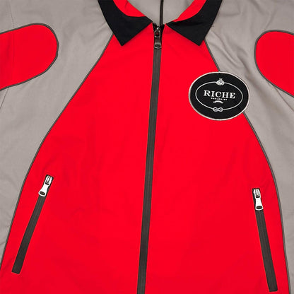 Nylon biker jacket set