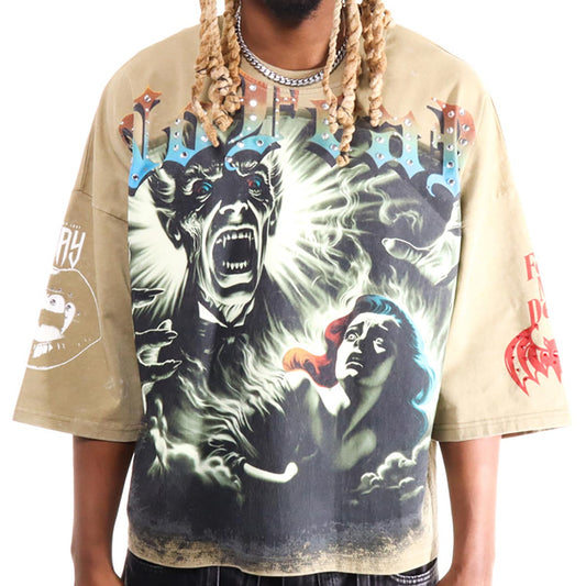 No fear 3/4 sleeve tee