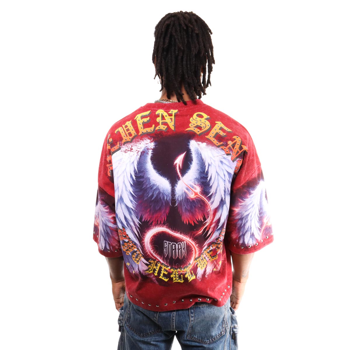 Angel wings 3/4 sleeve tee