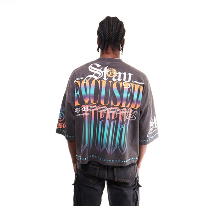 Stray eagle 3/4 sleeve tee