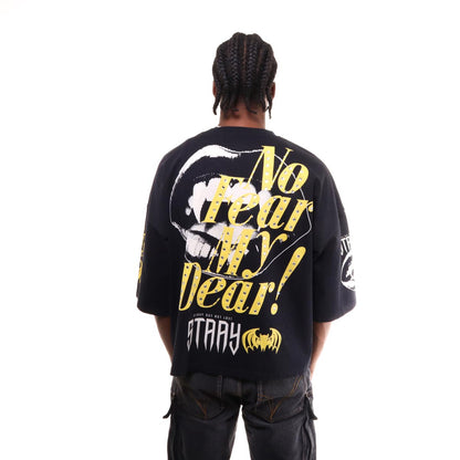 No fear 3/4 sleeve tee