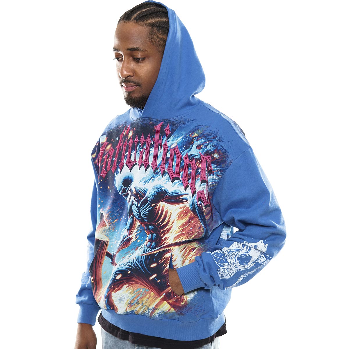 Motivations stray pullover hoodie