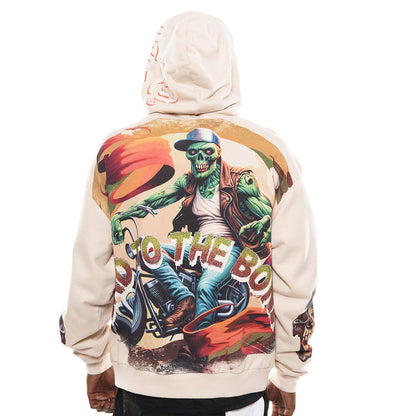 Bad to the bone stray pullover hoodie