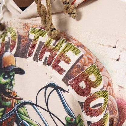 Bad to the bone stray pullover hoodie