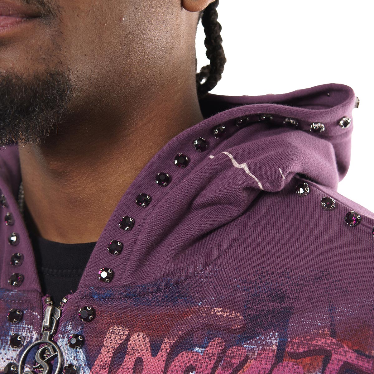 A bold vision stray full-zip hoodie