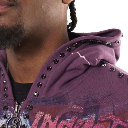 A bold vision stray full-zip hoodie