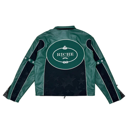 Star studded nylon jacket set