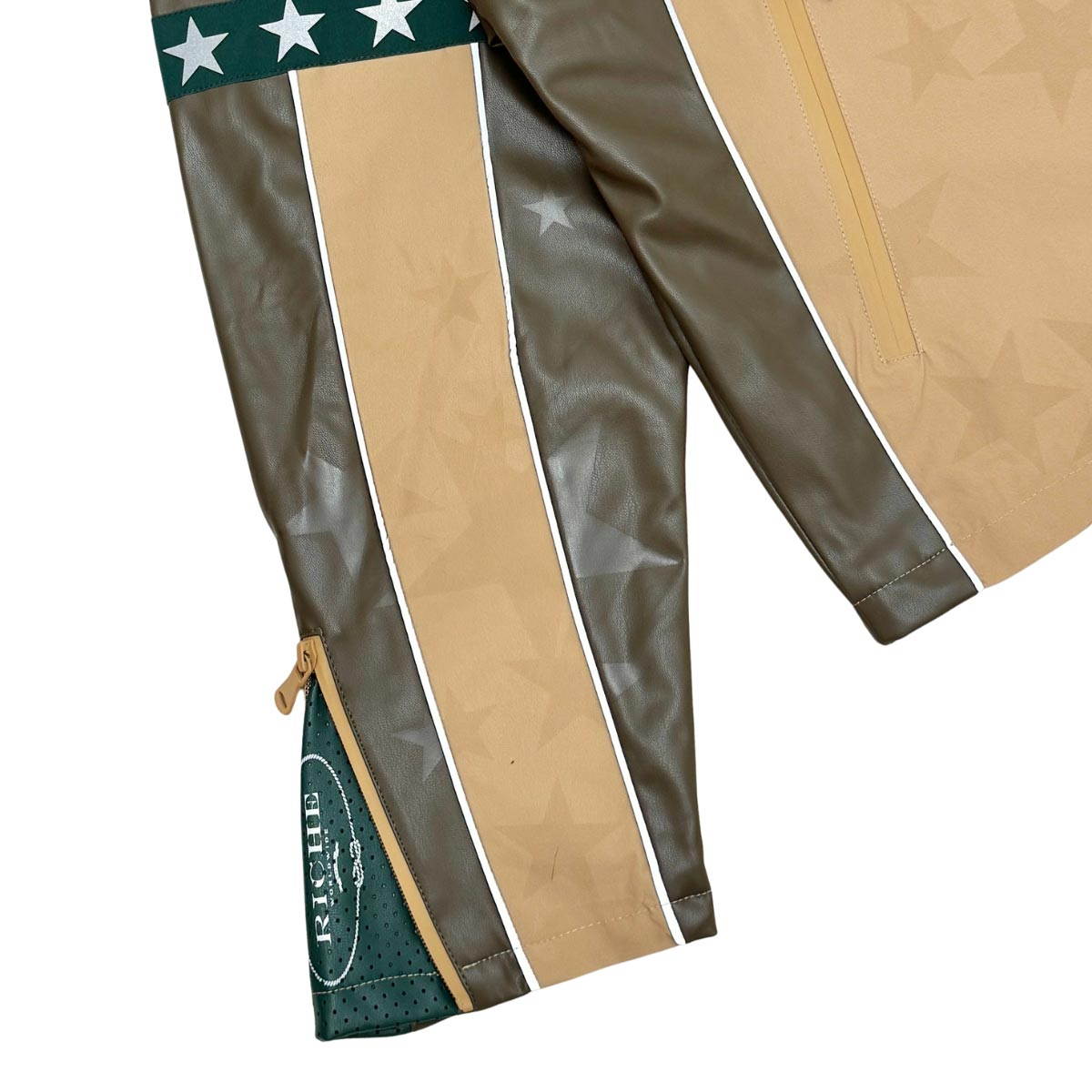 Star studded nylon jacket set