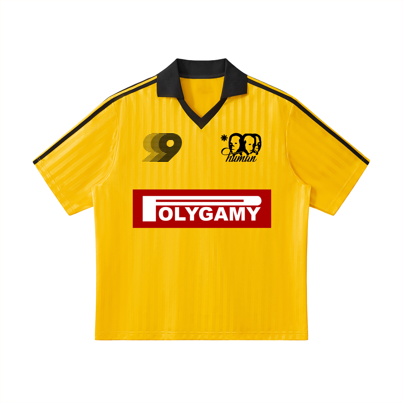 Polygamy Striped Soccer Jersey - 1 | Vie+Riche