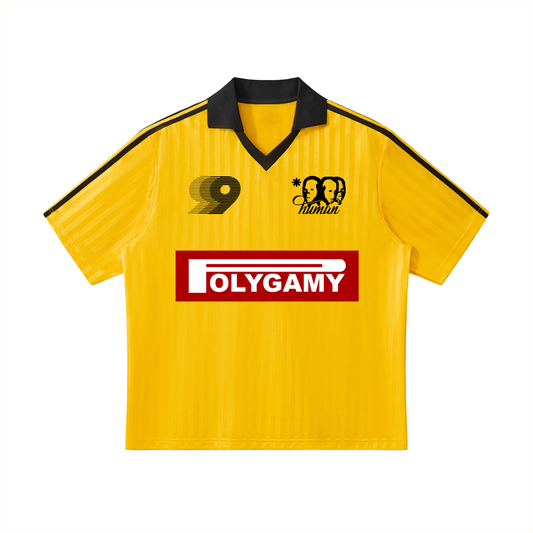 Polygamy Striped Soccer Jersey - 1 | Vie+Riche