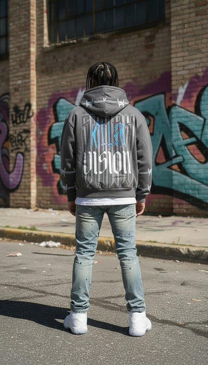 Stray killer vision full-zip hoodie