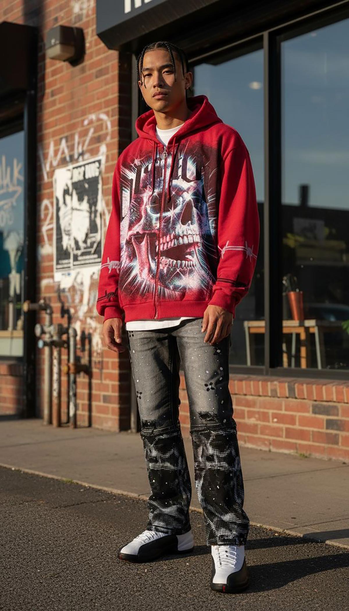 Stray killer vision full-zip hoodie