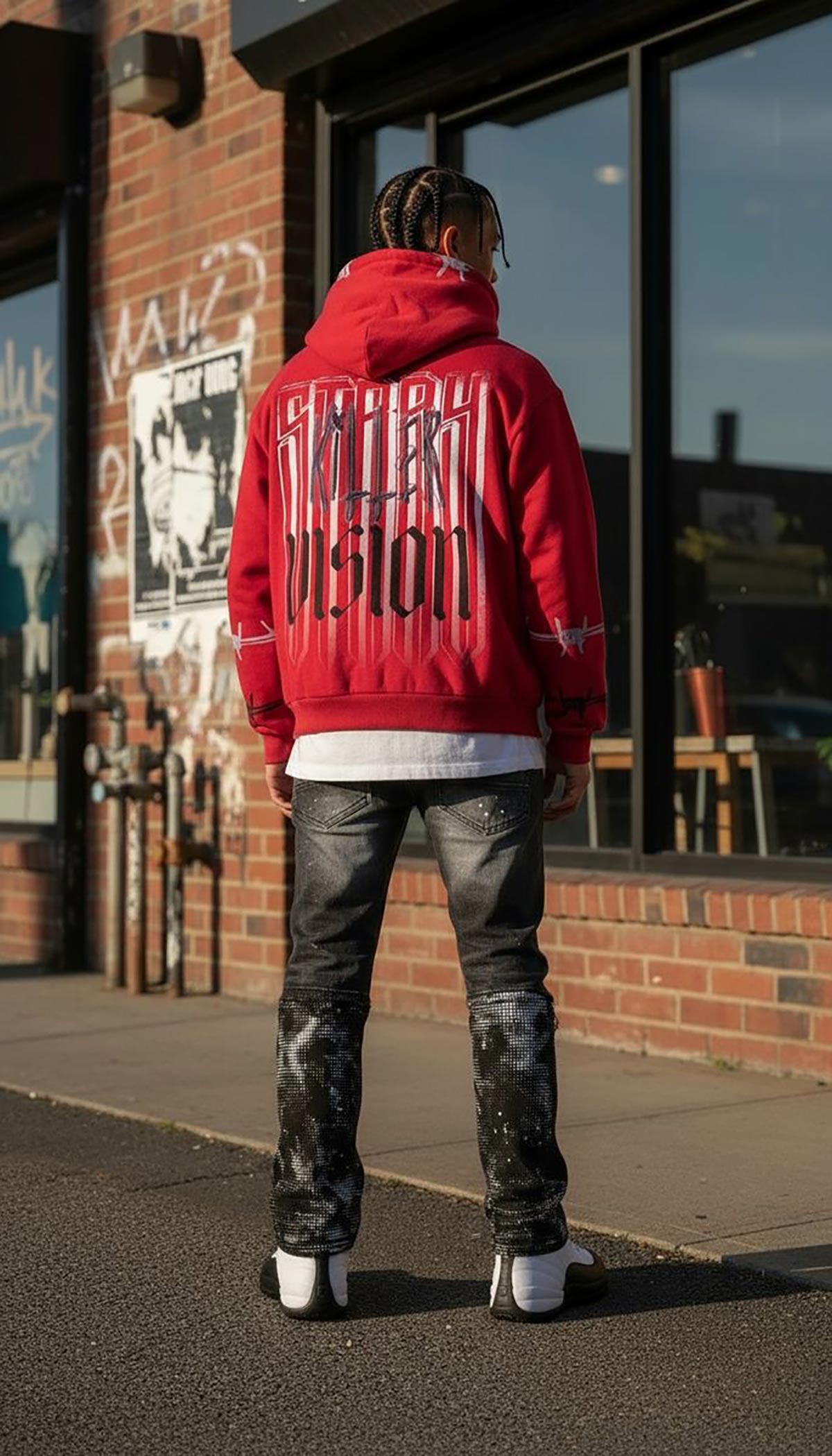 Stray killer vision full-zip hoodie