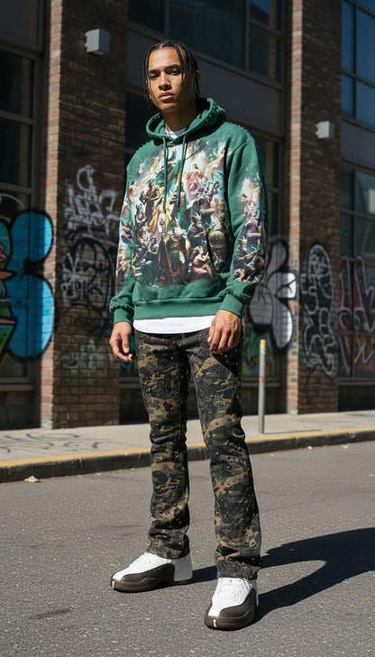 Stray gods pullover hoodie