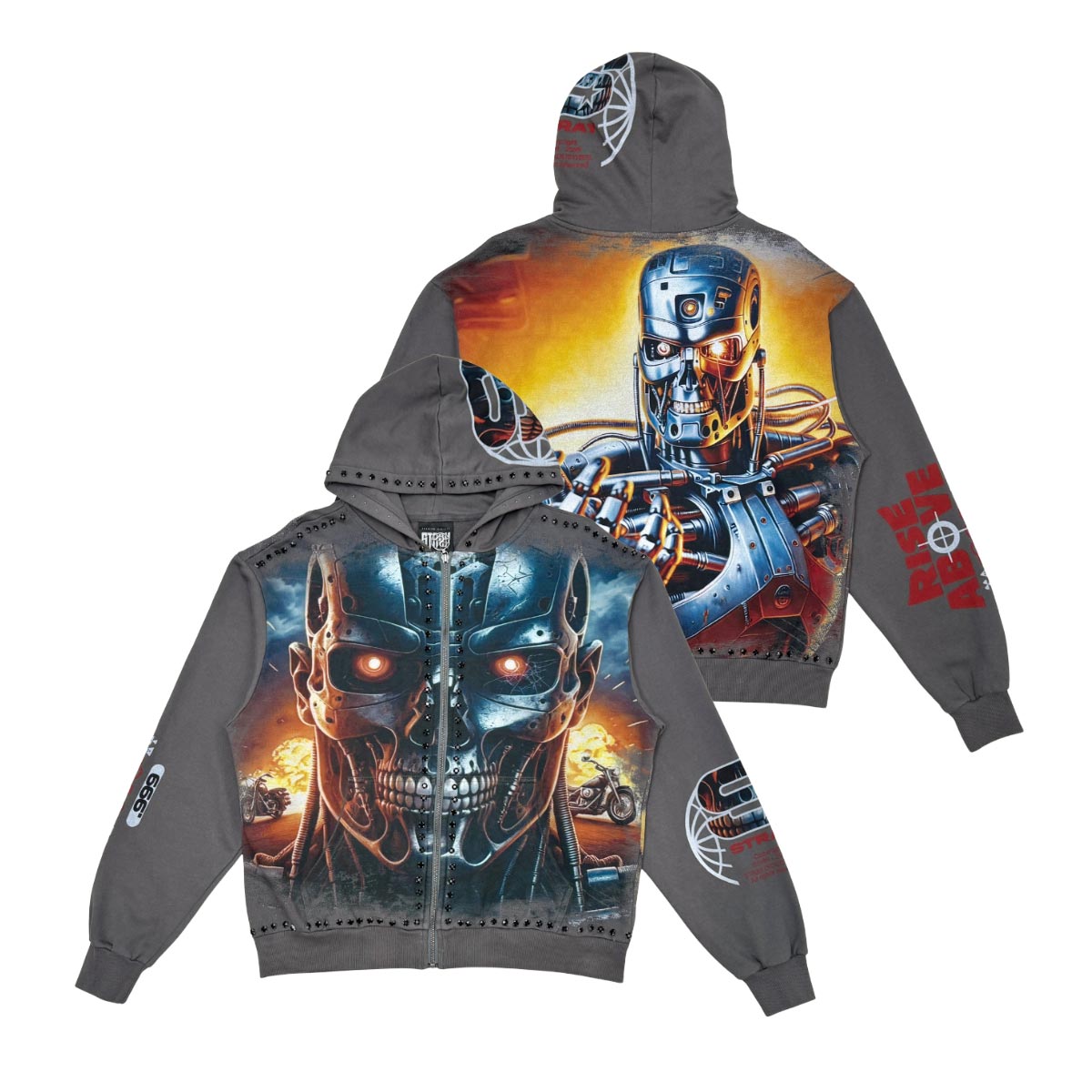 Stray terminator full-zip hoodie