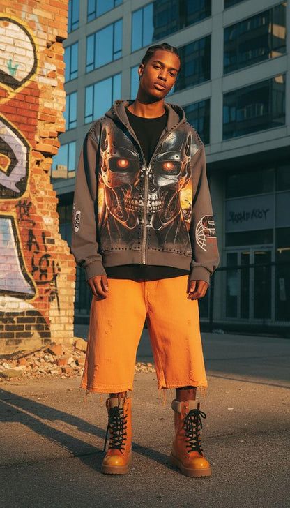 Stray terminator full-zip hoodie