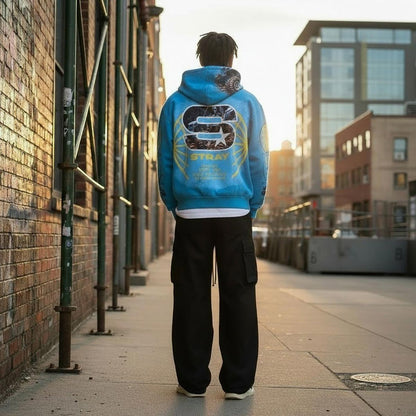 Stray bad to the bone full-zip hoodie