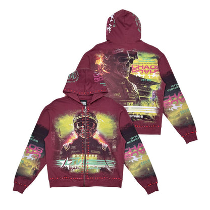 Stray chaos full-zip hoodie