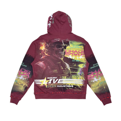 Stray chaos full-zip hoodie