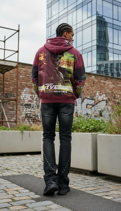 Stray chaos full-zip hoodie