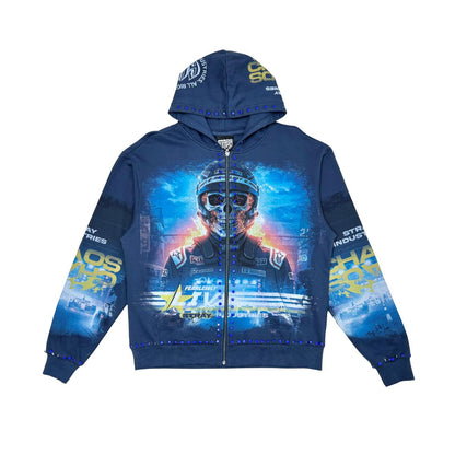 Stray chaos full-zip hoodie