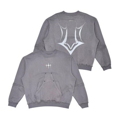 Unknown heavyweight cotton fleece crewneck sweatshirt