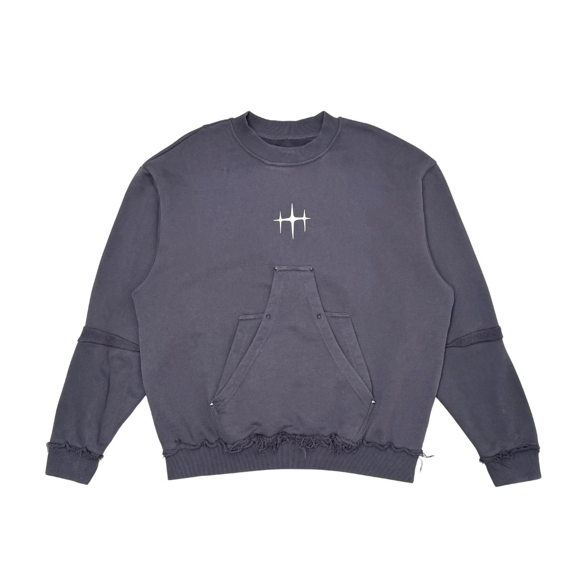 Unknown heavyweight cotton fleece crewneck sweatshirt