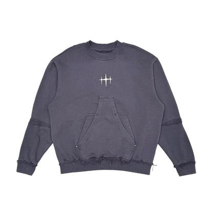 Unknown heavyweight cotton fleece crewneck sweatshirt
