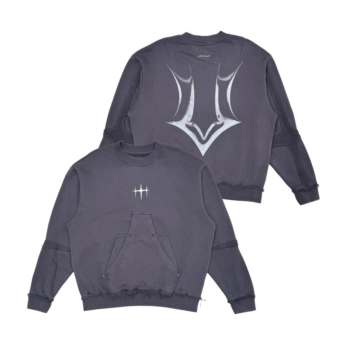 Unknown heavyweight cotton fleece crewneck sweatshirt