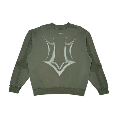 Unknown heavyweight cotton fleece crewneck sweatshirt