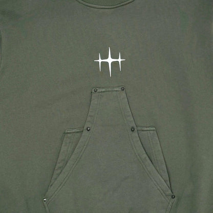 Unknown heavyweight cotton fleece crewneck sweatshirt