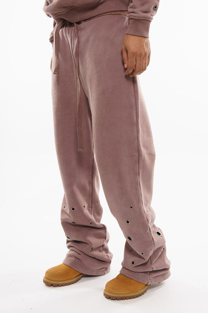 Unknown Garment-dyed, heavyweight cotton fleece relaxed sweatpants