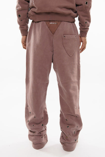 Unknown Garment-dyed, heavyweight cotton fleece relaxed sweatpants