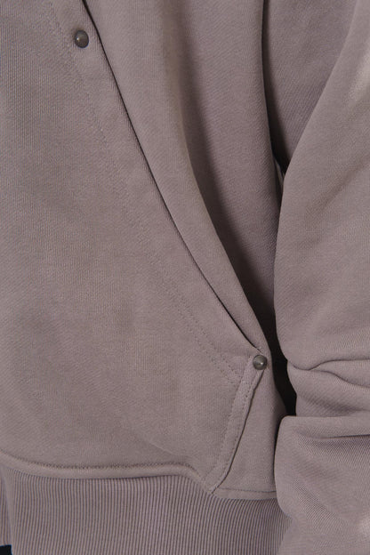 Unknown garment dyed full-zip hoodie