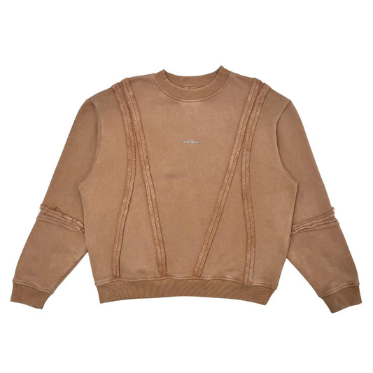 Unknown Garment-dyed, heavyweight cotton fleece sweatshirt