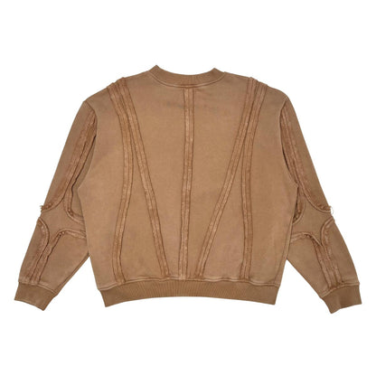 Unknown Garment-dyed, heavyweight cotton fleece sweatshirt